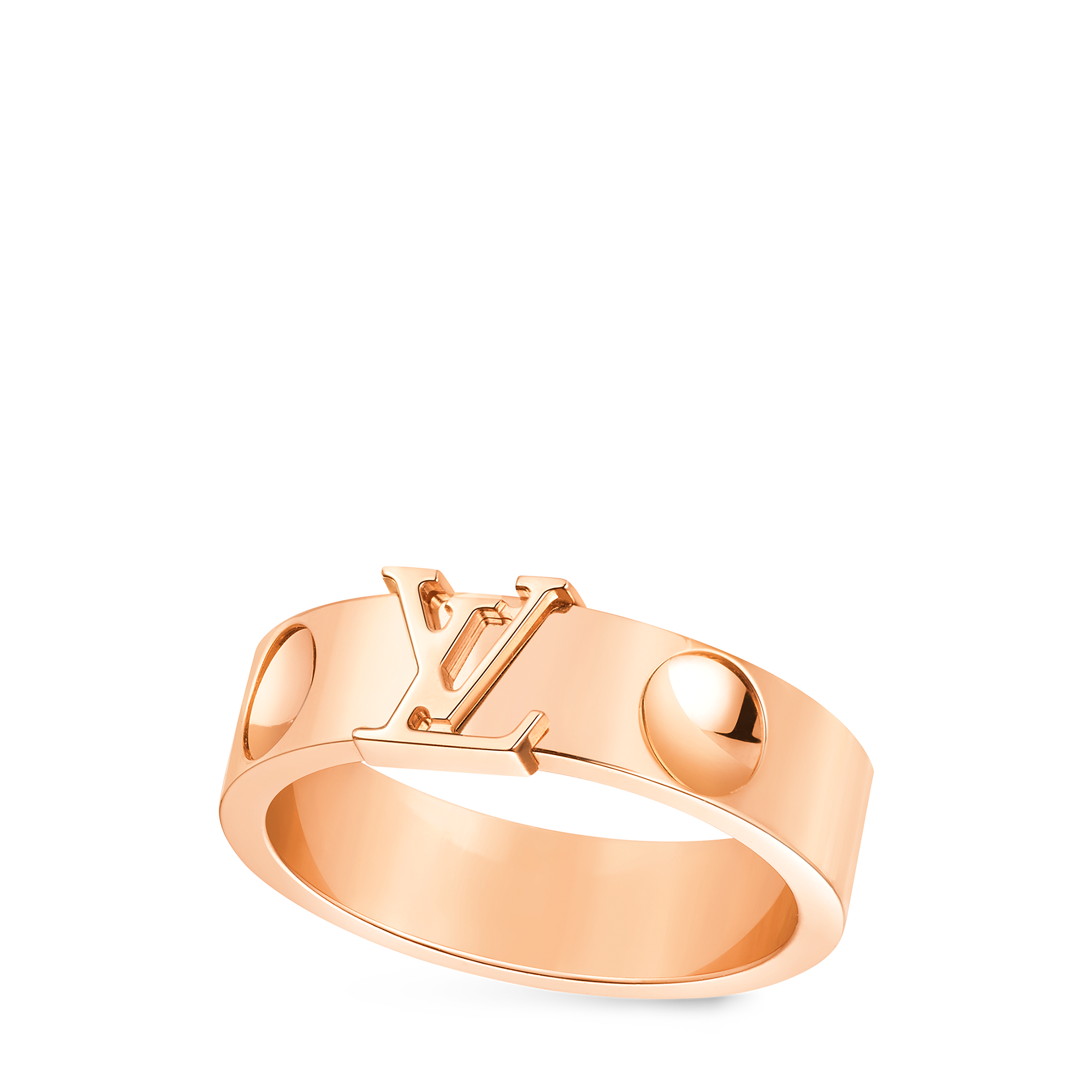 Empreinte Medium Ring, Pink Gold  in Les Extraordinaires's Jewelry Rings collections by Louis Vuitton (Product zoom)